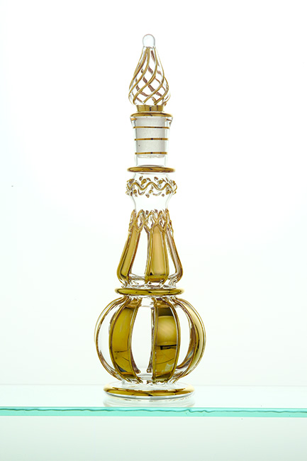 Genie Bottle with gold strip